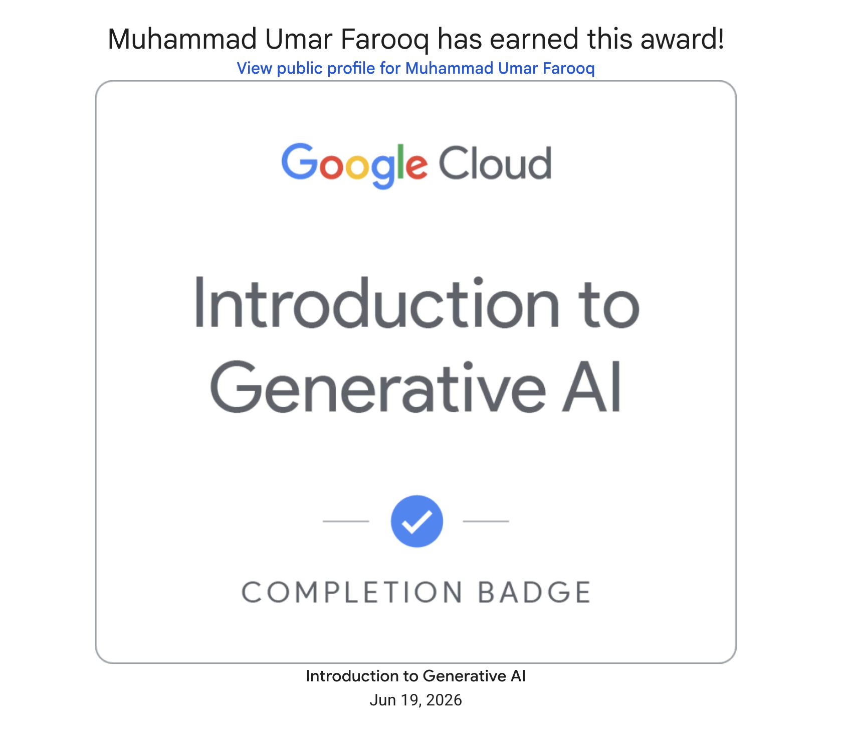 Google Certificate